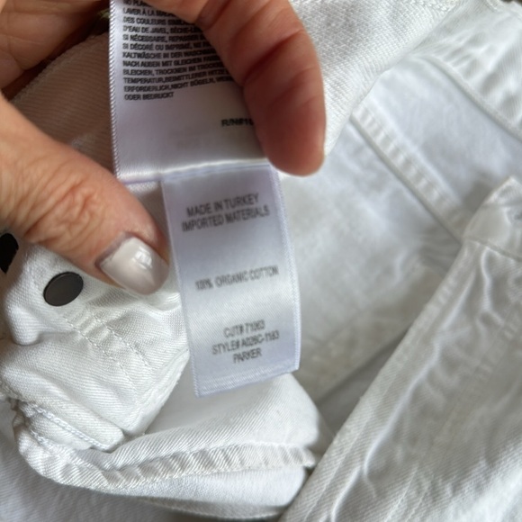 Agolde Parker Distressed Cutoff Shorts Repose 31 Festival Cowgirl - Picture 7 of 8